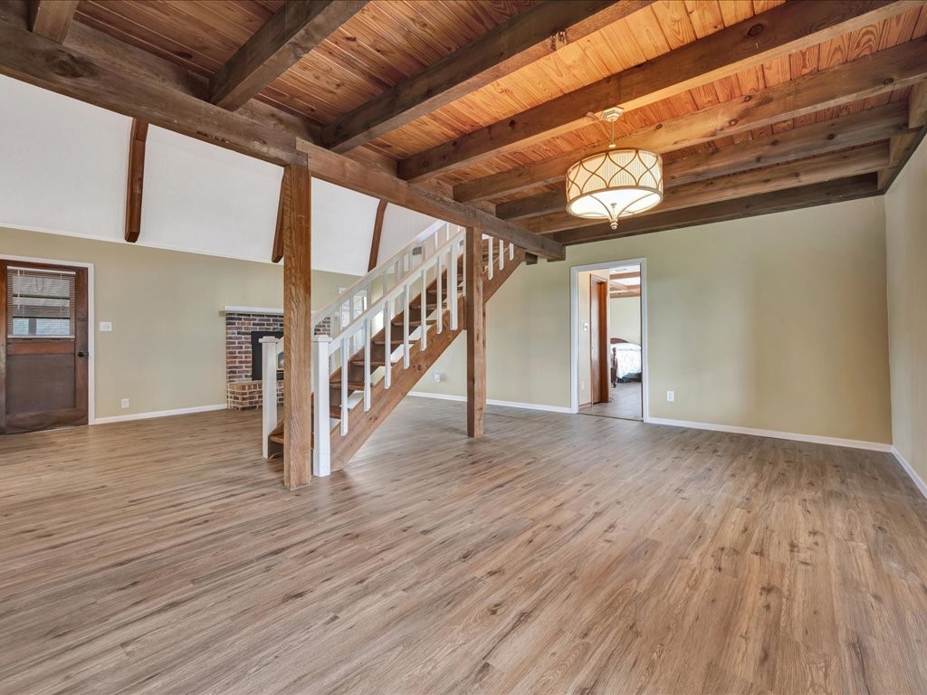 1013 Dewitt Hinson Road Pollok, TX 75969 - Photo 5 of 33 a view of an entryway with wooden floor