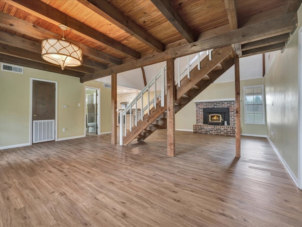 1013 Dewitt Hinson Road Pollok, TX 75969 - Photo 6 of 33 a view of an entryway with wooden floor