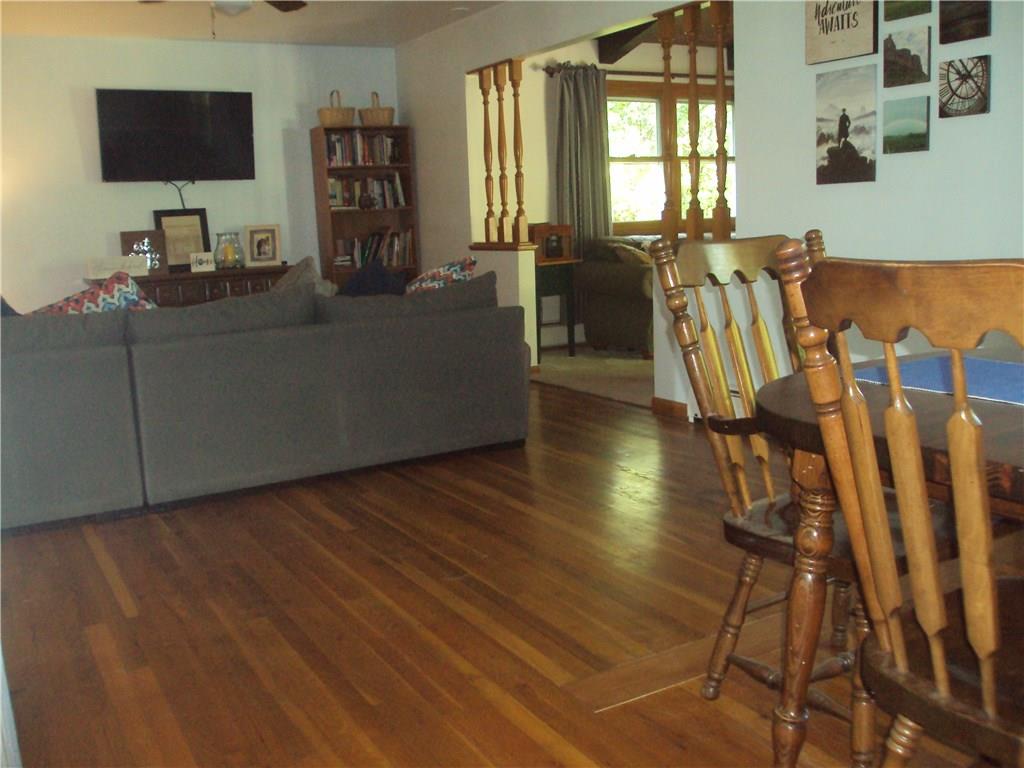 8307 Lamor Road Mercer, PA 16137 - Photo 3 of 17 view of part of dining area, living room and peak into family room