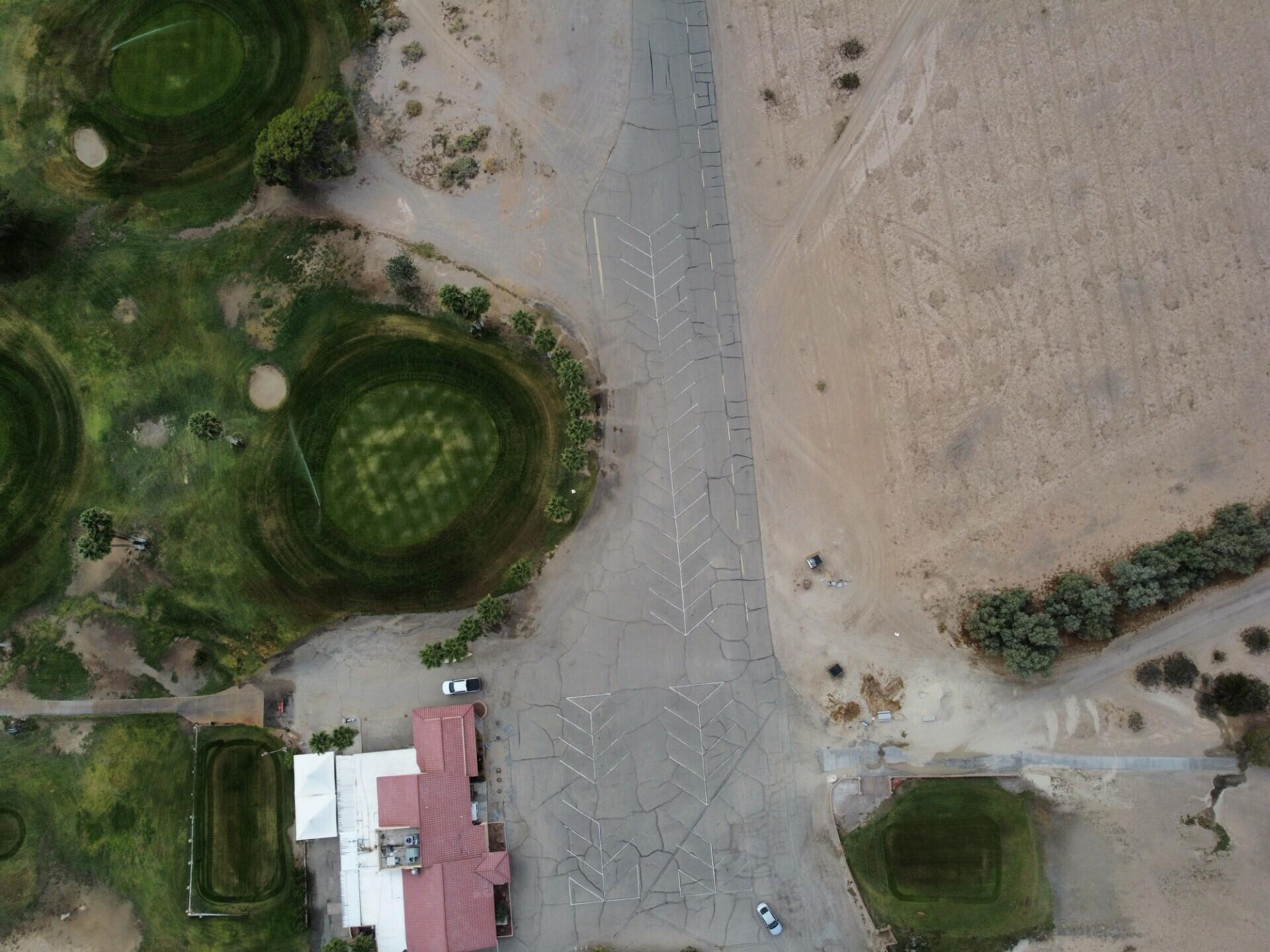 1 West Wells Road Blythe, CA 92225 - Photo 3 of 7 an aerial view of a house with a backyard and trees