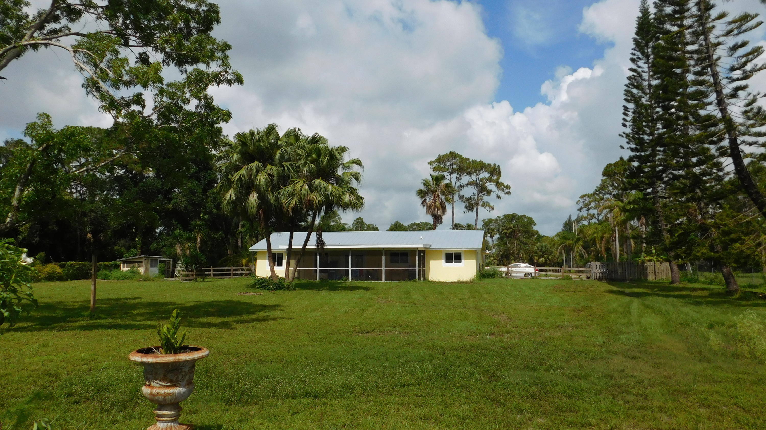 3330 C Road Loxahatchee Groves, FL 33470 - Photo 17 of 33 back yard of home B