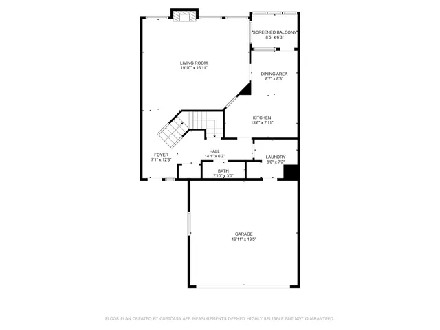 a picture of a floor plan