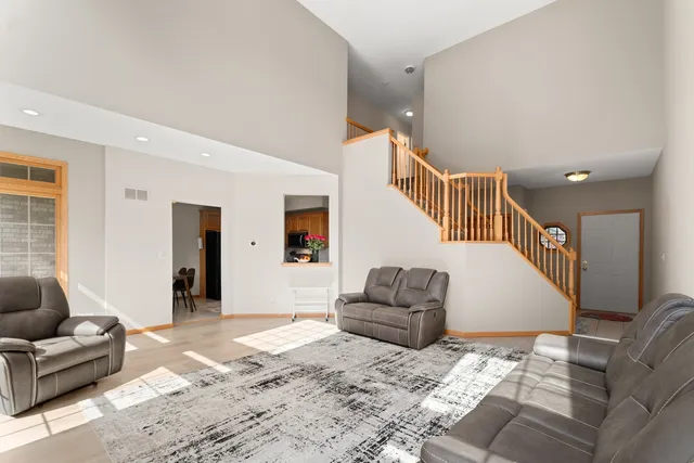 a bedroom with furniture and a couch