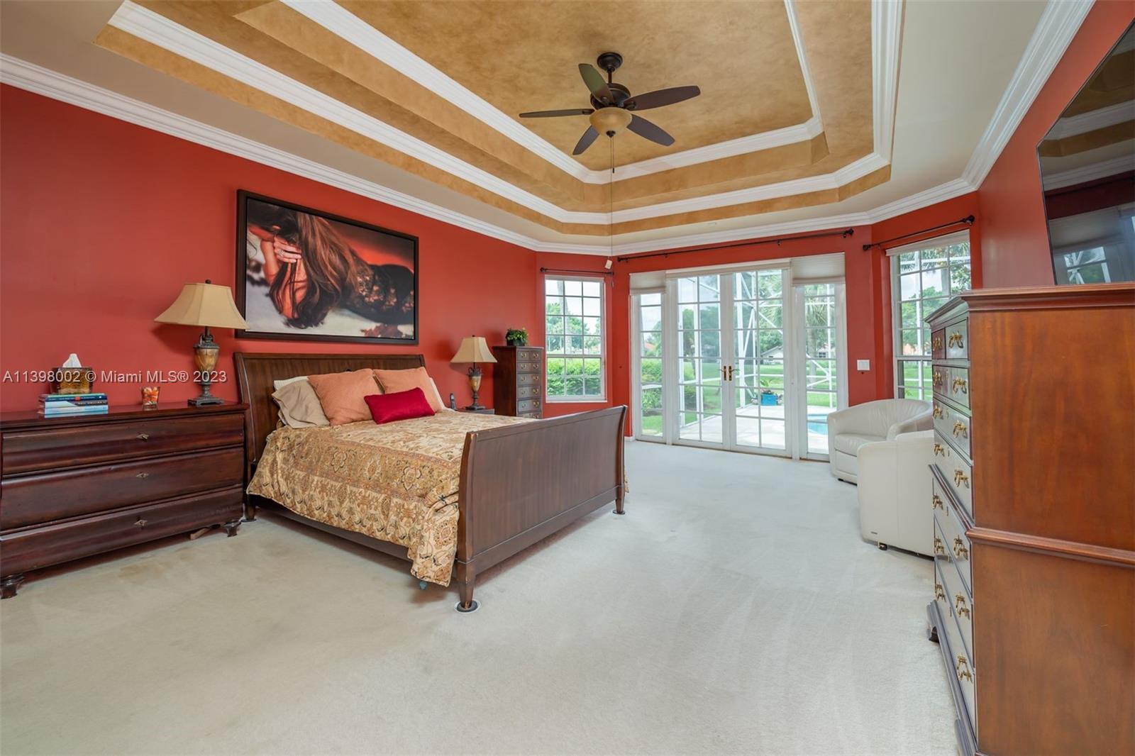 3155 Inverness Weston, FL 33332 - Photo 34 of 58 a bedroom with furniture and windows