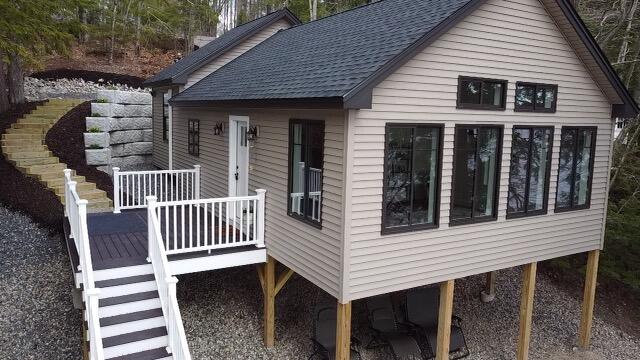 269 Eagle Road Acton, ME 04001 - Photo 5 of 40 stairs and house