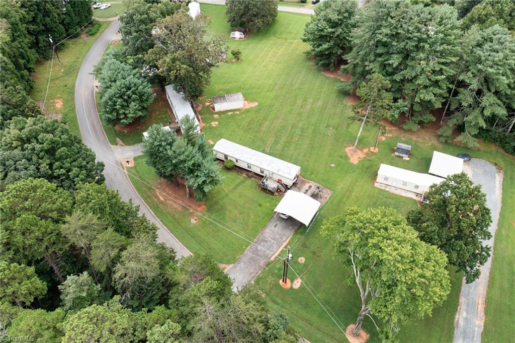 7410 Olin Road Pfafftown, NC 27040 - Photo 23 of 32 Aerial of 7438 and 7446 Olin Rd