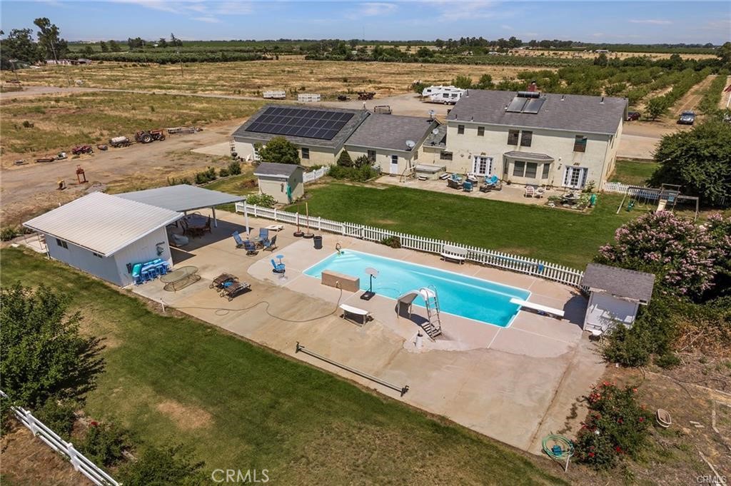 22085 Finnell Avenue Corning, CA 96021 - Photo 61 of 68 an aerial view of a house with a ocean view