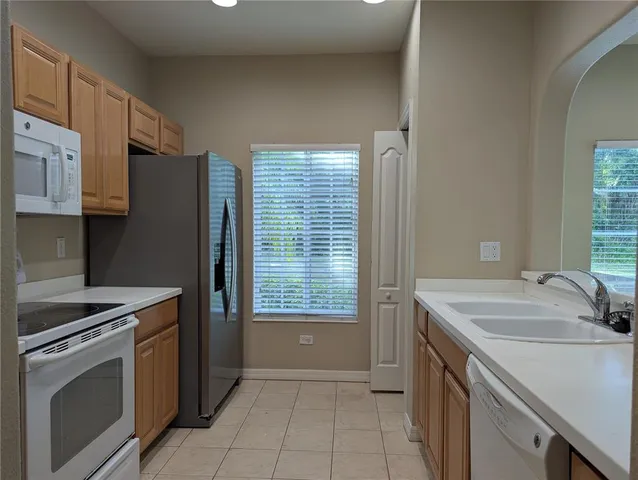 a sink with a window