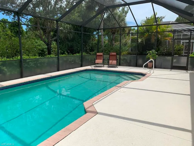 a view of a garden with a slide