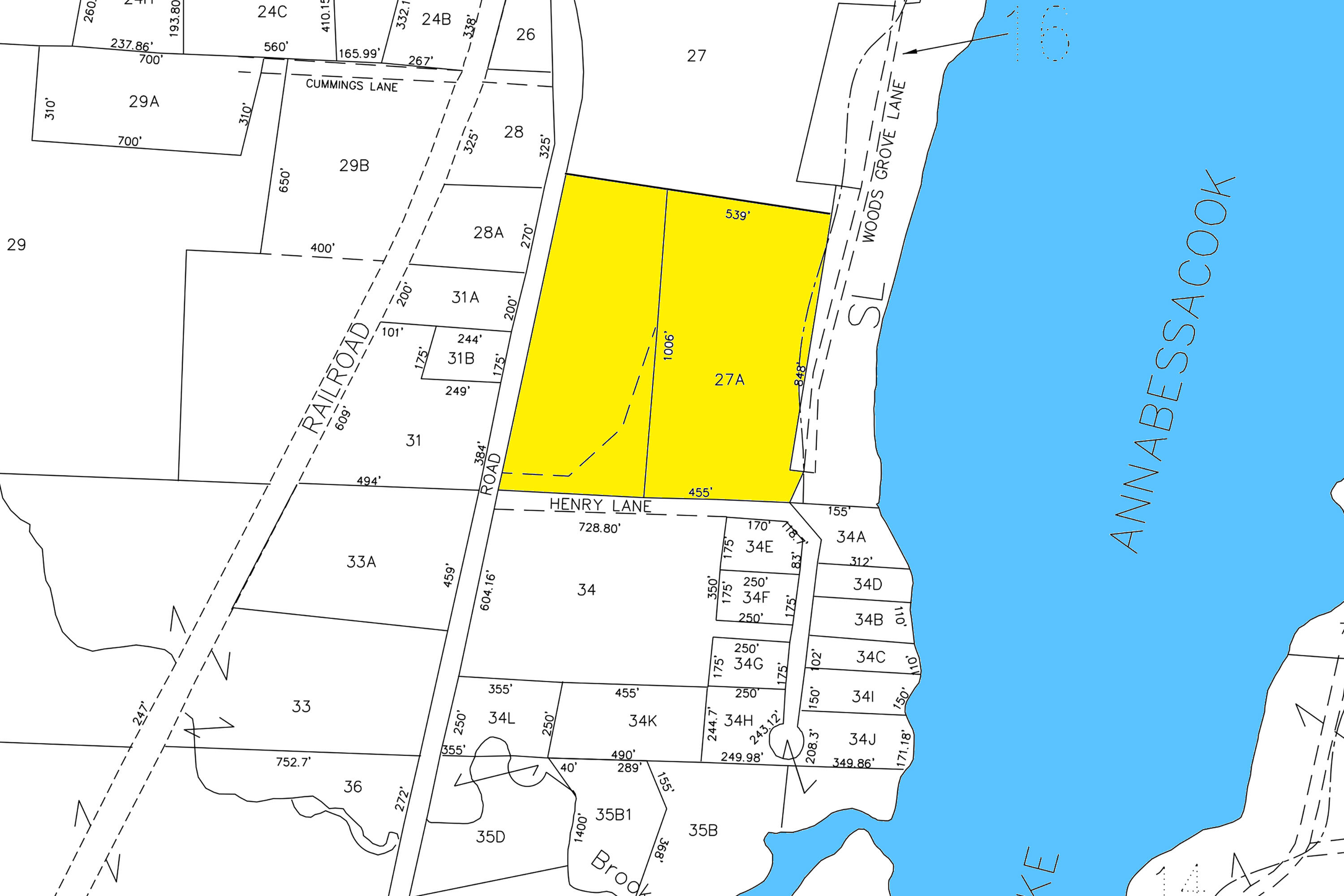 176 Annabessacook Road Winthrop, ME 04364 - Photo 117 of 123 Tax Map