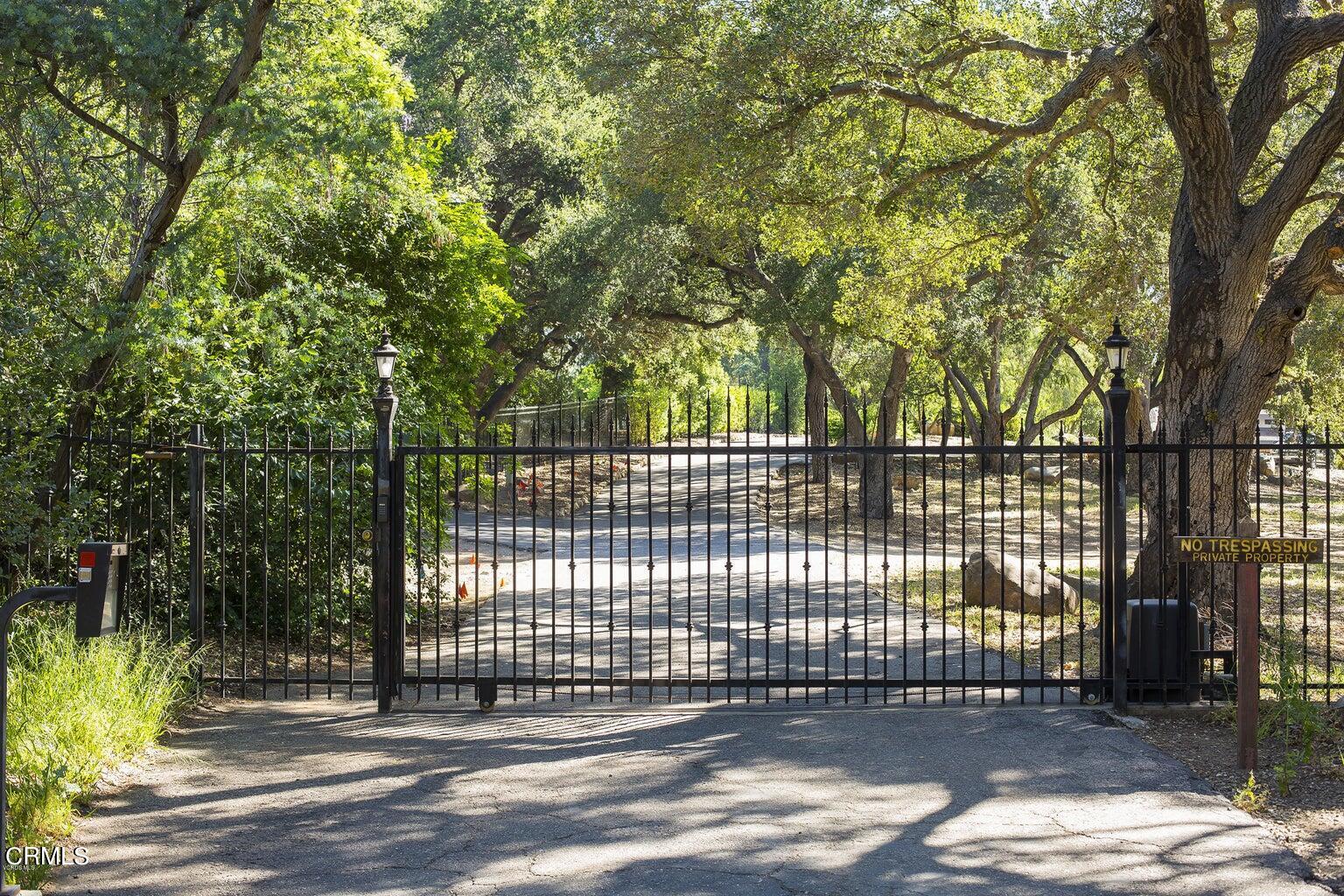 1218 Foothill Road Ojai, CA 93023 - Photo 3 of 30 a view of a gate