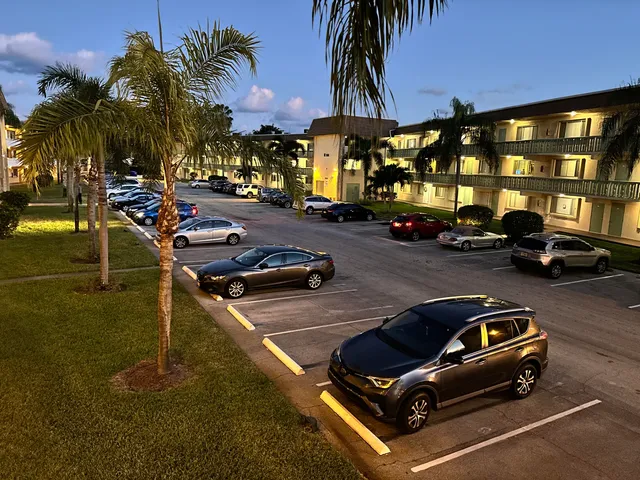 a car parked on the side of a street