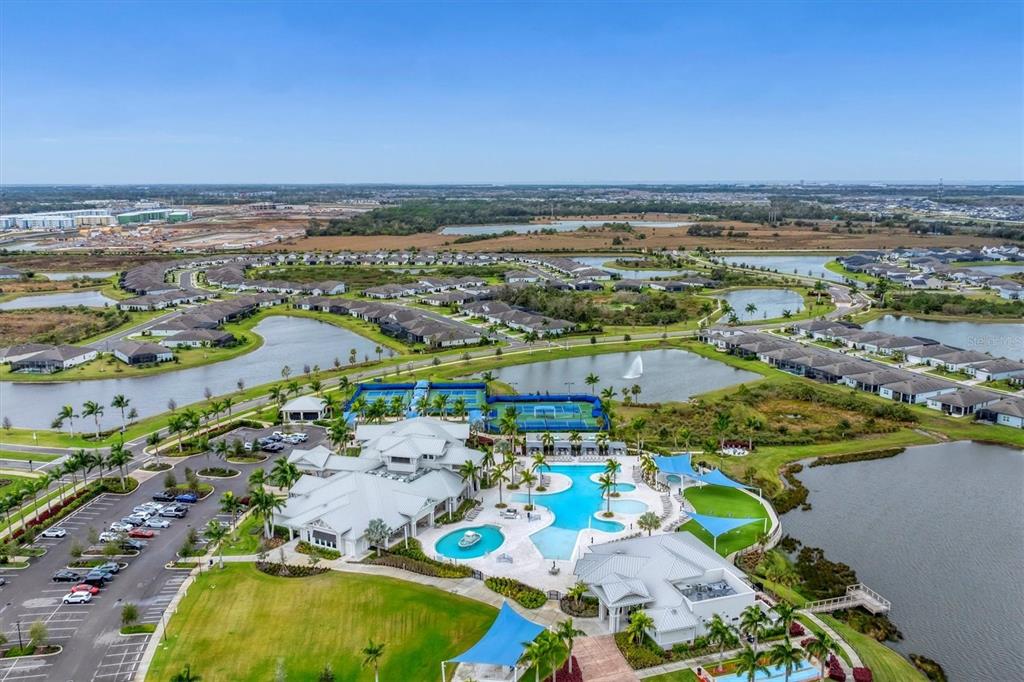 8705 Coastal Key Way Palmetto, FL 34221 - Photo 63 of 64 an aerial view of a city