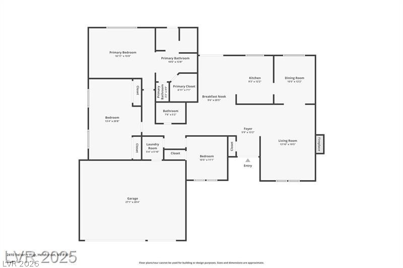 2410 Doherty Way Henderson, NV 89014 - Photo 63 of 63 Floor plan / room layout