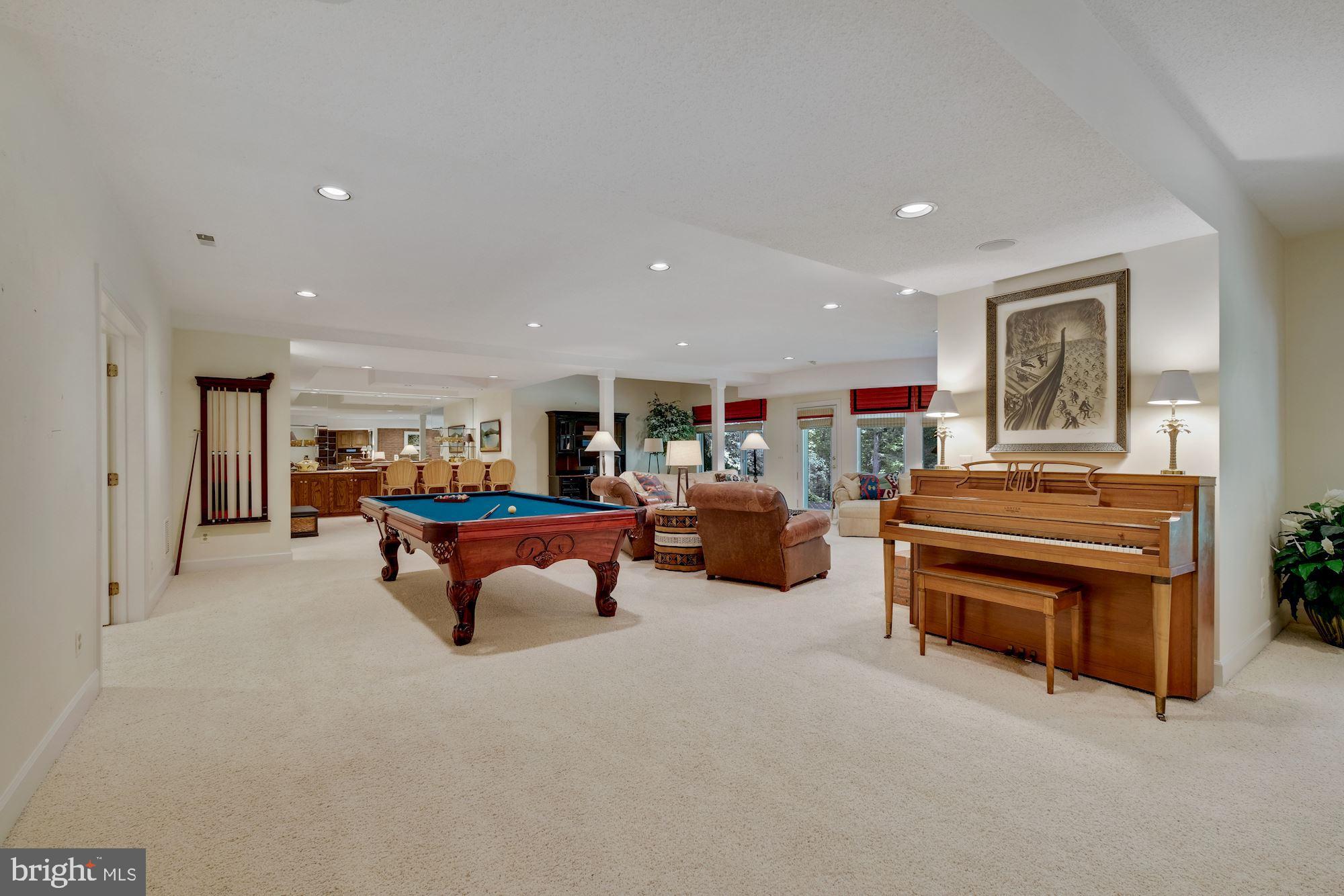 7017 Mountain Gate Drive Bethesda, MD 20817 - Photo 37 of 50 Lower Level Recreation Room