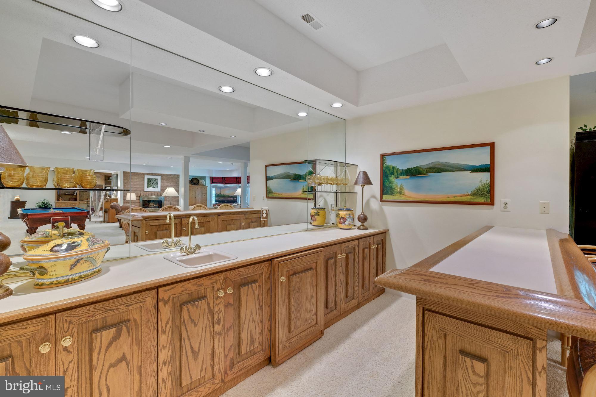 7017 Mountain Gate Drive Bethesda, MD 20817 - Photo 40 of 50 Lower Level Bar