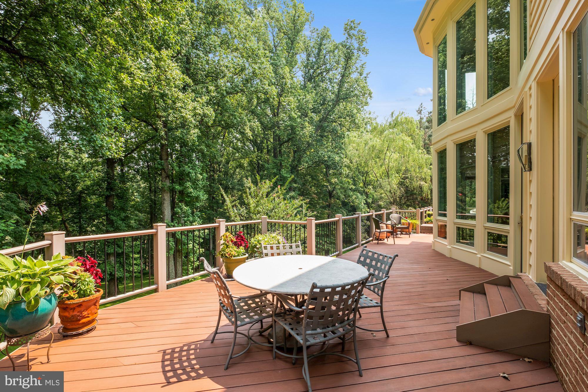 7017 Mountain Gate Drive Bethesda, MD 20817 - Photo 47 of 50 Deck Overlooking Private Backyard