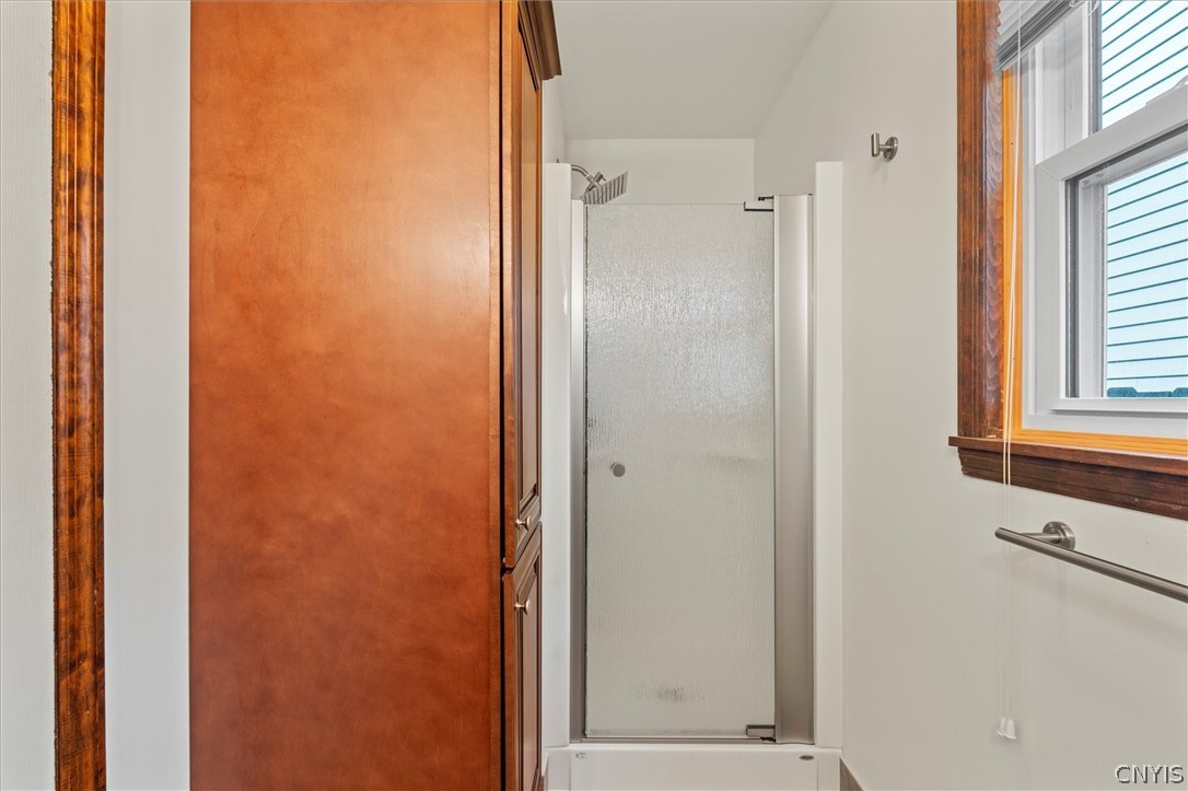 8826 Karlen Road Lee, NY 13440 - Photo 16 of 50 Main level shower with sleek, modern finishes