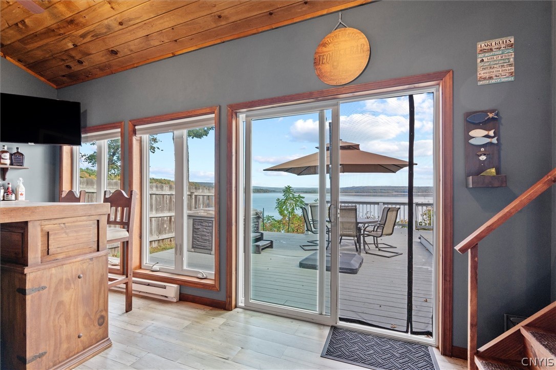 8826 Karlen Road Lee, NY 13440 - Photo 35 of 50 Seamless flow from bar room to lakeview deck