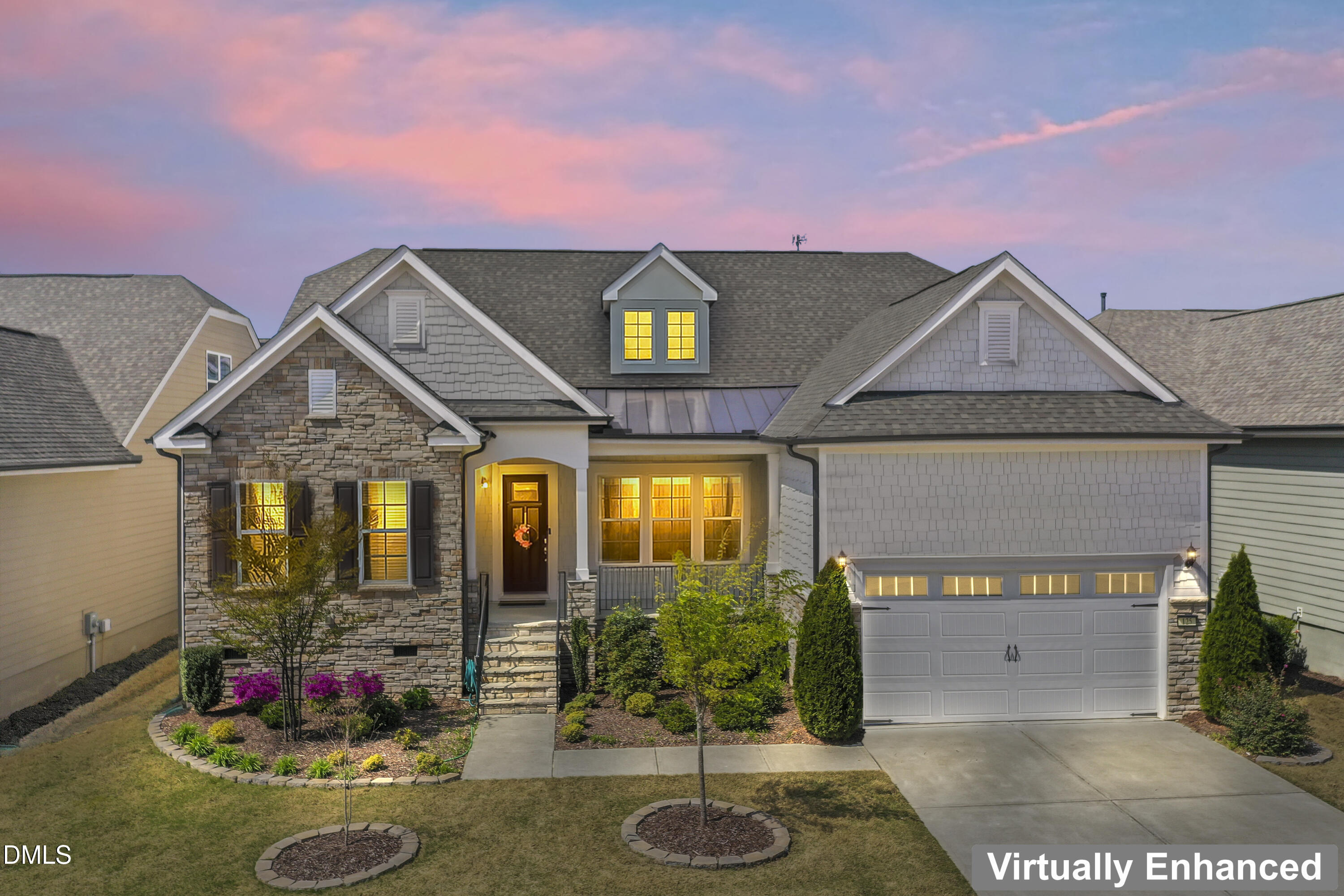 125 Damsire Way Cary, NC 27513 - Photo 4 of 54 Exterior-Twilight