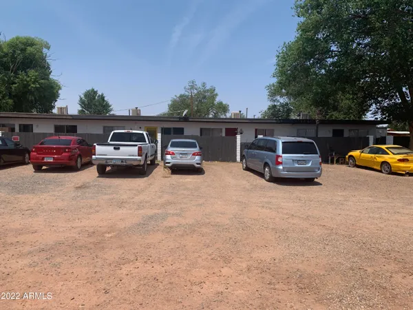 a car parked in the parking lot