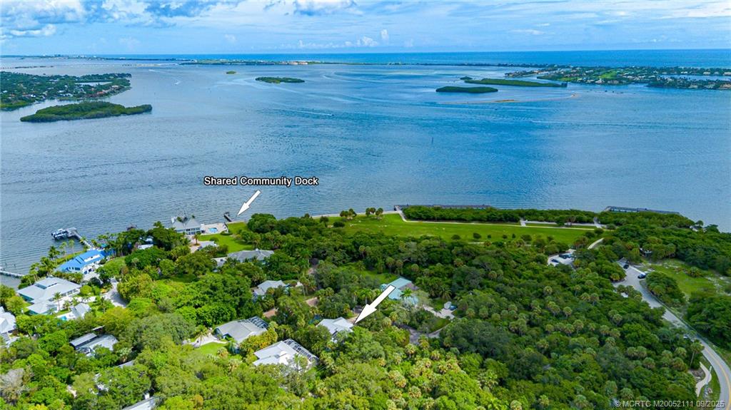 3418 Southeast Jamaica Way Stuart, FL 34997 - Photo 30 of 35 a view of a garden with an ocean