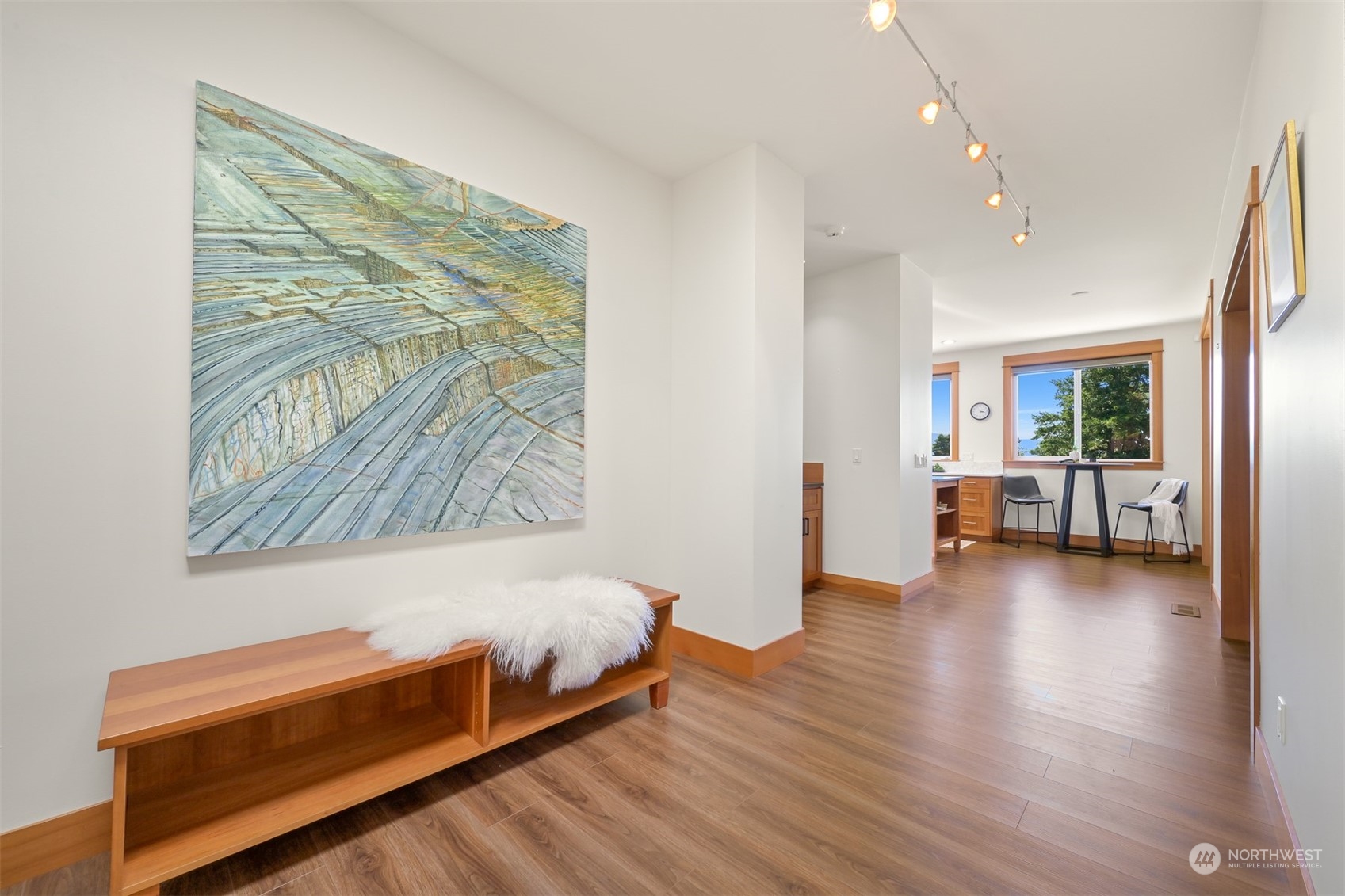 516 Briar Road Bellingham, WA 98225 - Photo 34 of 39 a bedroom with furniture and wooden floor