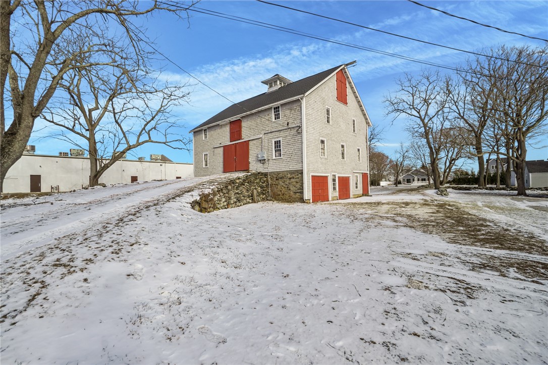 2967 East Main Road Portsmouth, RI 02871 - Photo 32 of 36 View of barn from entrance on East Main Road