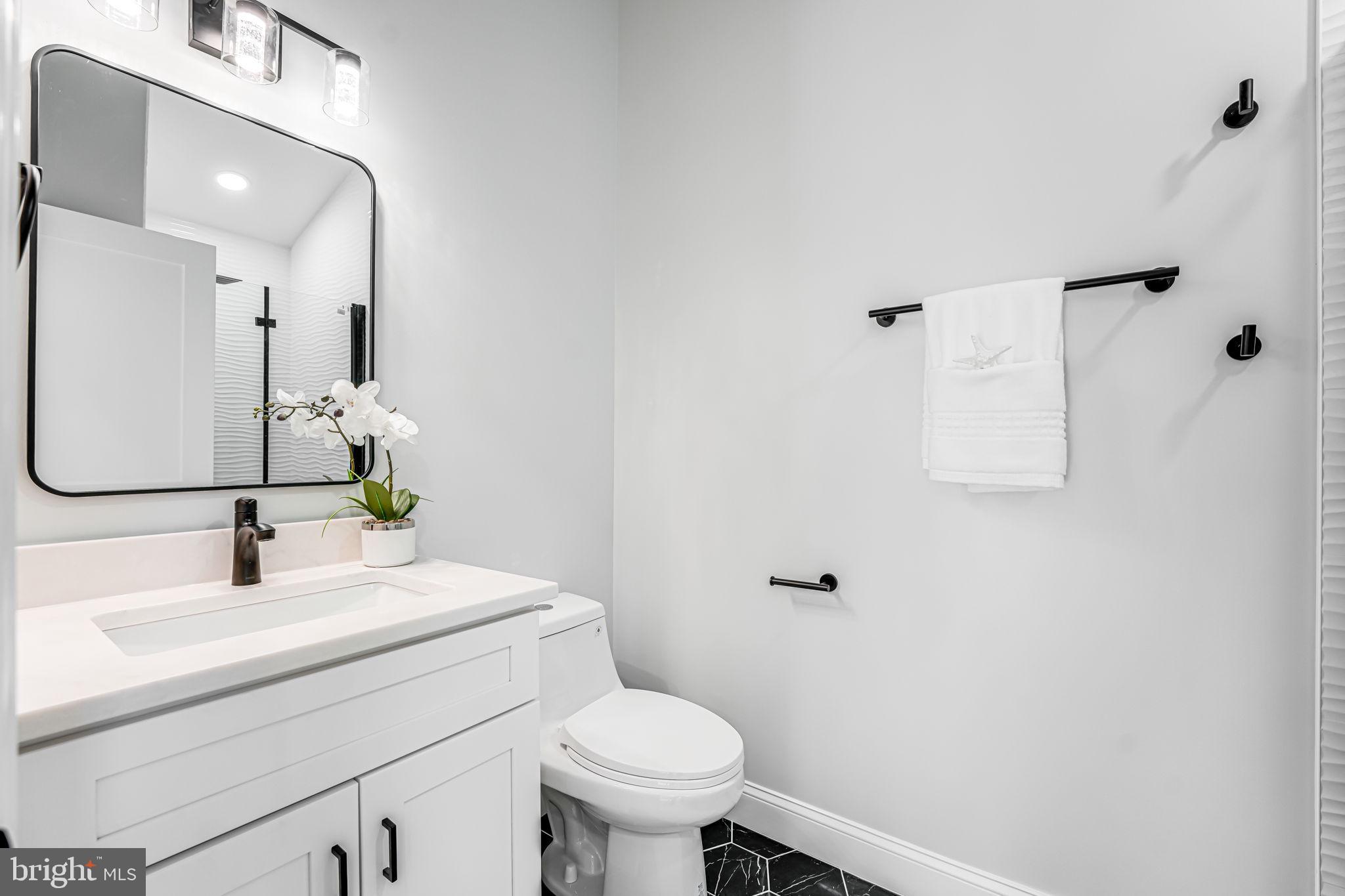 3620 Hill Street Fairfax, VA 22030 - Photo 51 of 71 a bathroom with a sink toilet and mirror