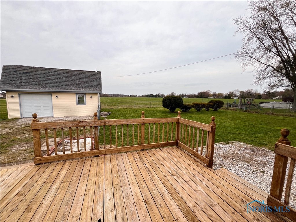 4857 Brown Road Oregon, OH 43616 - Photo 19 of 40 Rear Deck & backyard view