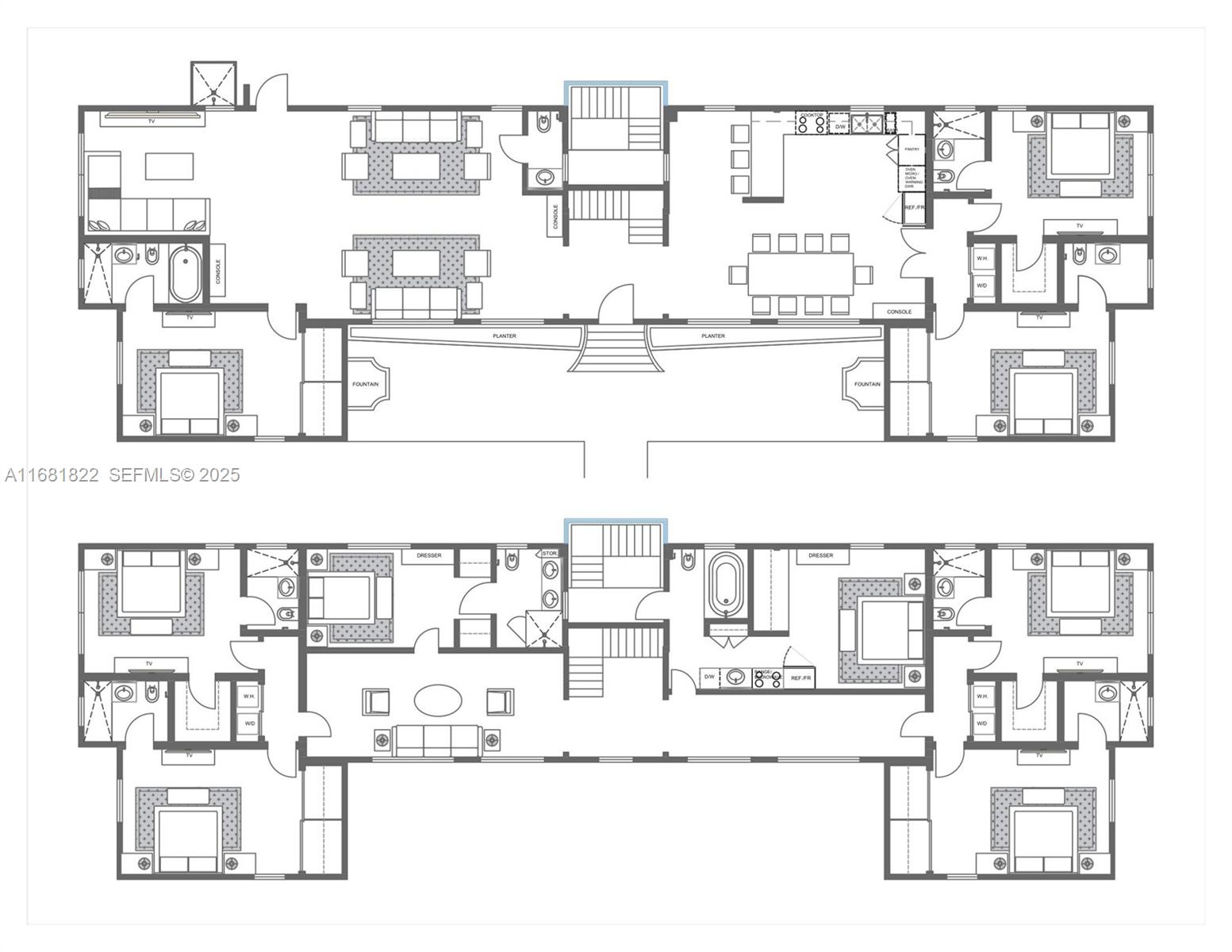 3921 Meridian Avenue Miami Beach, FL 33140 - Photo 29 of 29 a black and white photo of a living room