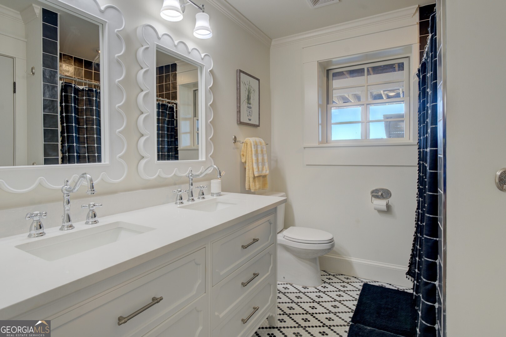 419 Parker Road McDonough, GA 30252 - Photo 80 of 115 a bathroom with a sink and a mirror