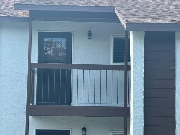 a view of front door