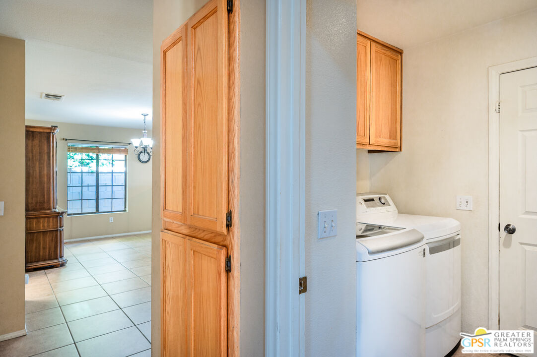 68655 Durango Road Cathedral City, CA 92234 - Photo 28 of 36 a view of a storage & utility room in a house