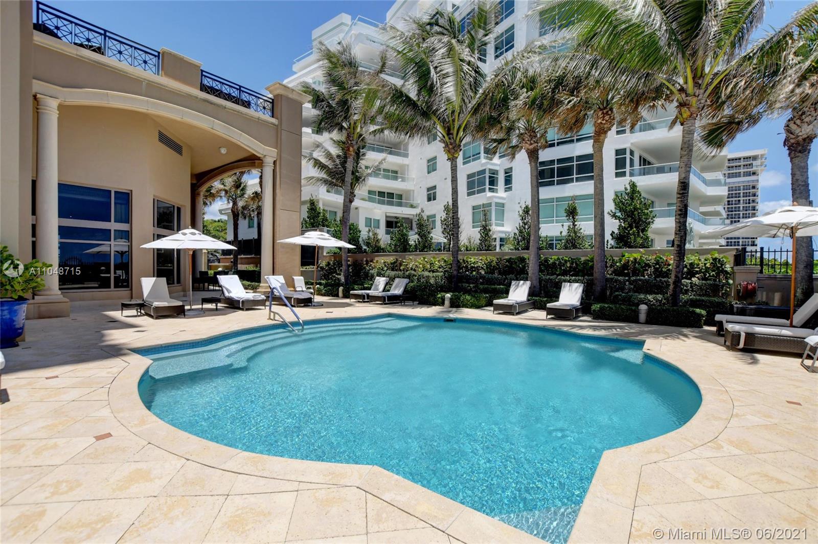 2500 South Ocean Boulevard, Unit 702 Boca Raton, FL 33432 - Photo 55 of 61 a view of a house with swimming pool and sitting area