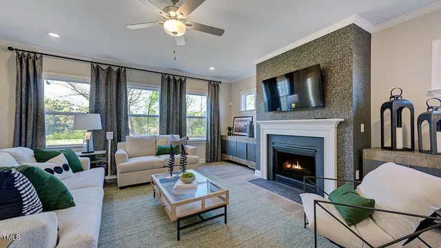 a bed room with furniture and a window