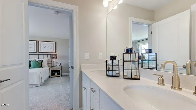an aerial view of a house with a ocean view