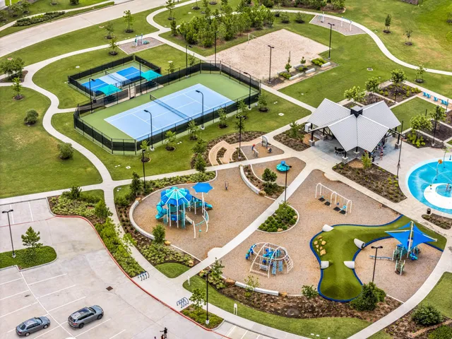 with different pictures of a swimming pool