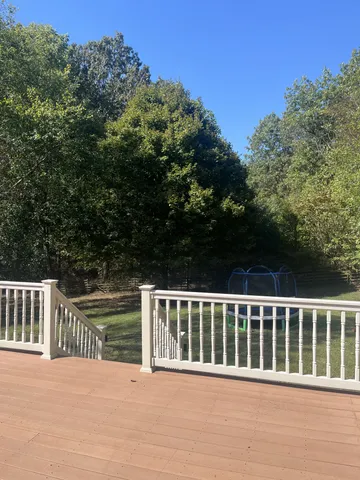 a view of a roof deck
