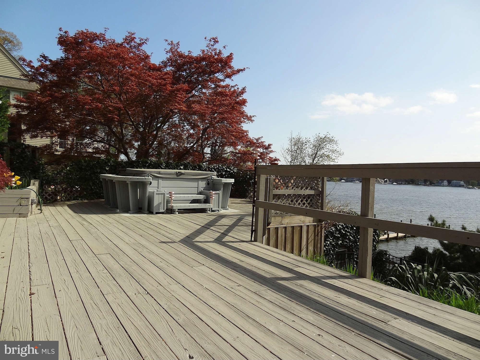 229 Cape St John Road Annapolis, MD 21401 - Photo 5 of 30 Huge waterside deck with sunset views & hot tub