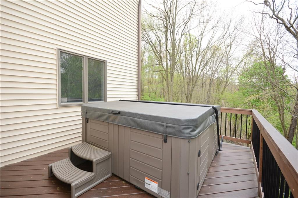 1222 Driftwood Drive Mt. Lebanon, PA 15243 - Photo 24 of 25 a view of a balcony with furniture and wooden deck
