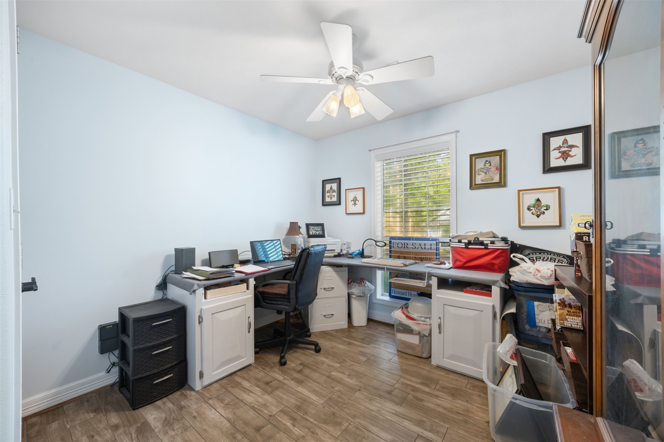 80 Indian Harbor Trinity, TX 75862 - Photo 19 of 47 a view of a workspace with furniture and a window