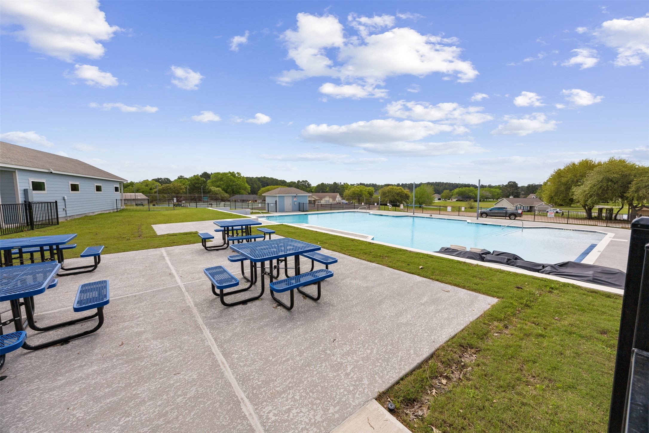 80 Indian Harbor Trinity, TX 75862 - Photo 47 of 47 a view of swimming pool with outdoor seating and yard
