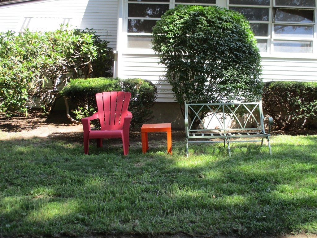 15 Edgewood Road Newton, MA 02465 - Photo 4 of 14 a backyard of a house with table and chairs