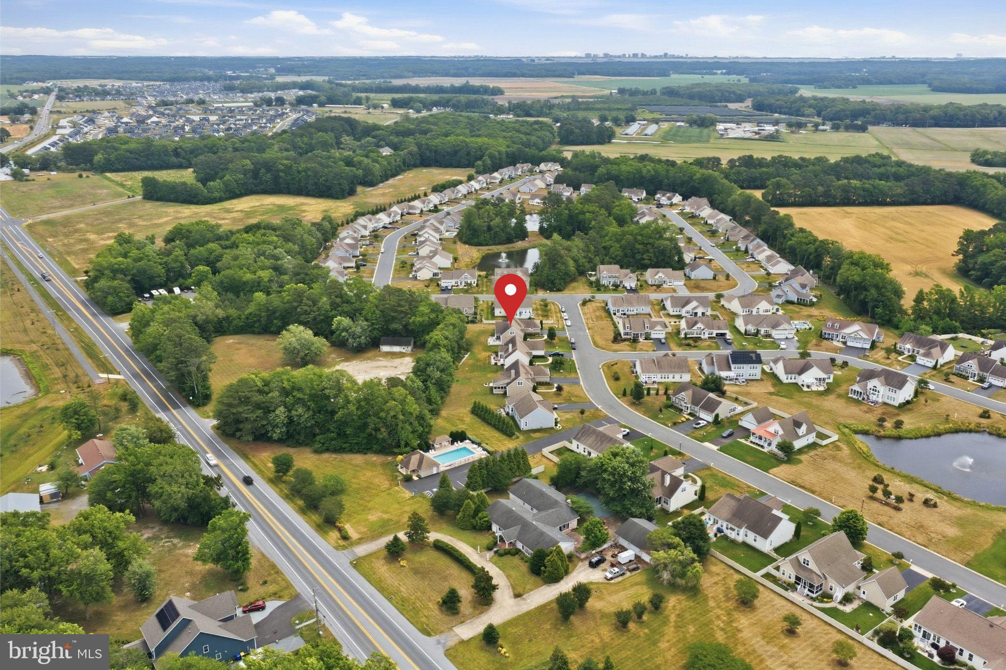 31880 Two Ponds Road Selbyville, DE 19975 - Photo 35 of 35 Ariel View Community & Convenient to Everything.