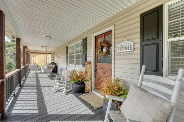a outdoor space with furniture