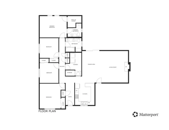 a picture of a floor plan