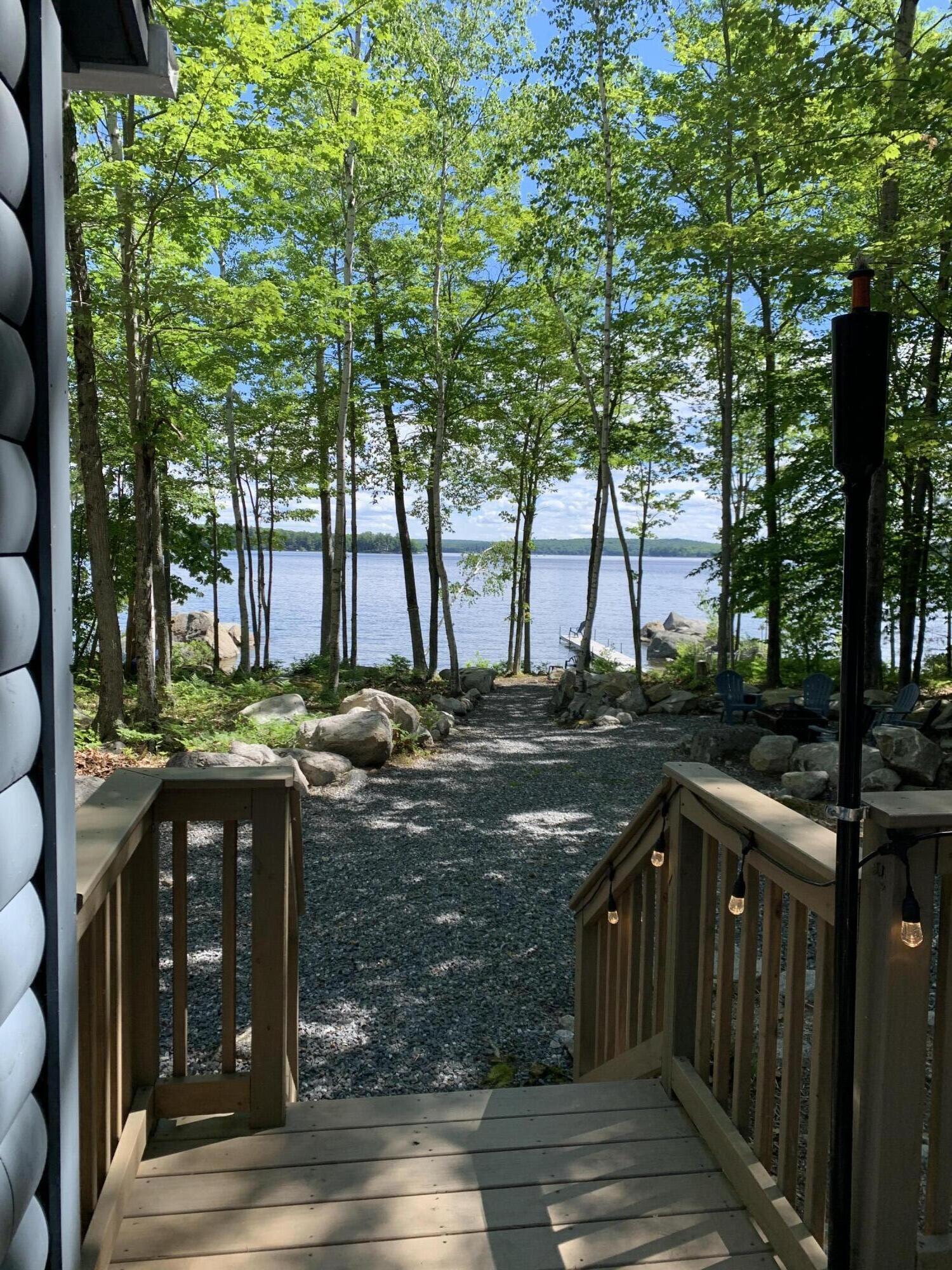 View from house to lake