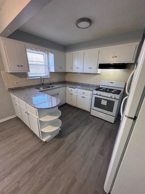 2907 West 59th Street, Unit 3S Chicago, IL 60629 - Photo 5 of 9 a kitchen with stainless steel appliances granite countertop a stove a sink and a refrigerator