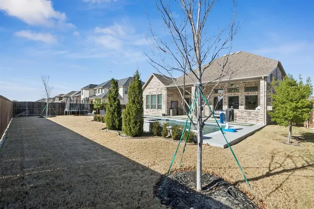 a view of a building with large windows
